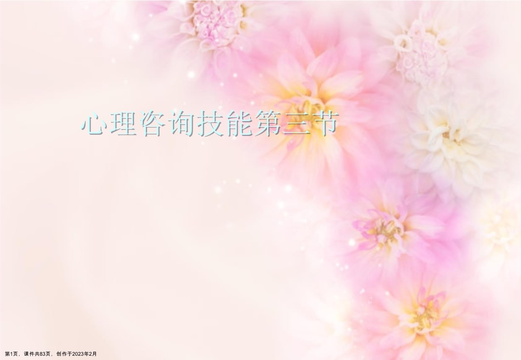 心理咨詢技能第三節 技術咨詢的原理、流程與核心要訣